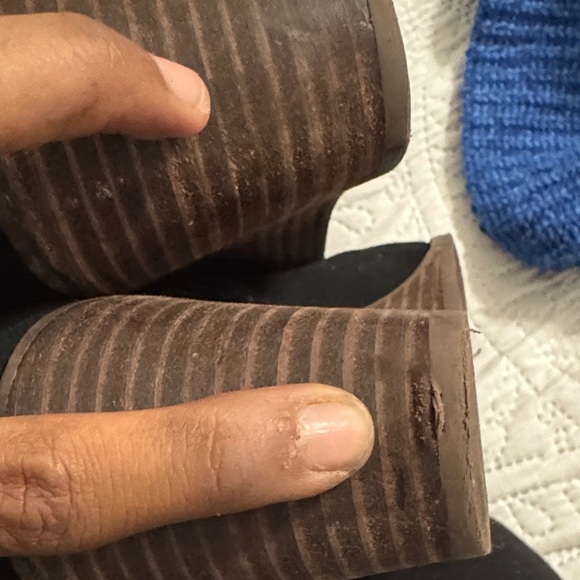 NEW TOMS Sadie Black Wedge Ankle Boots size 8 - Picture 6 of 11